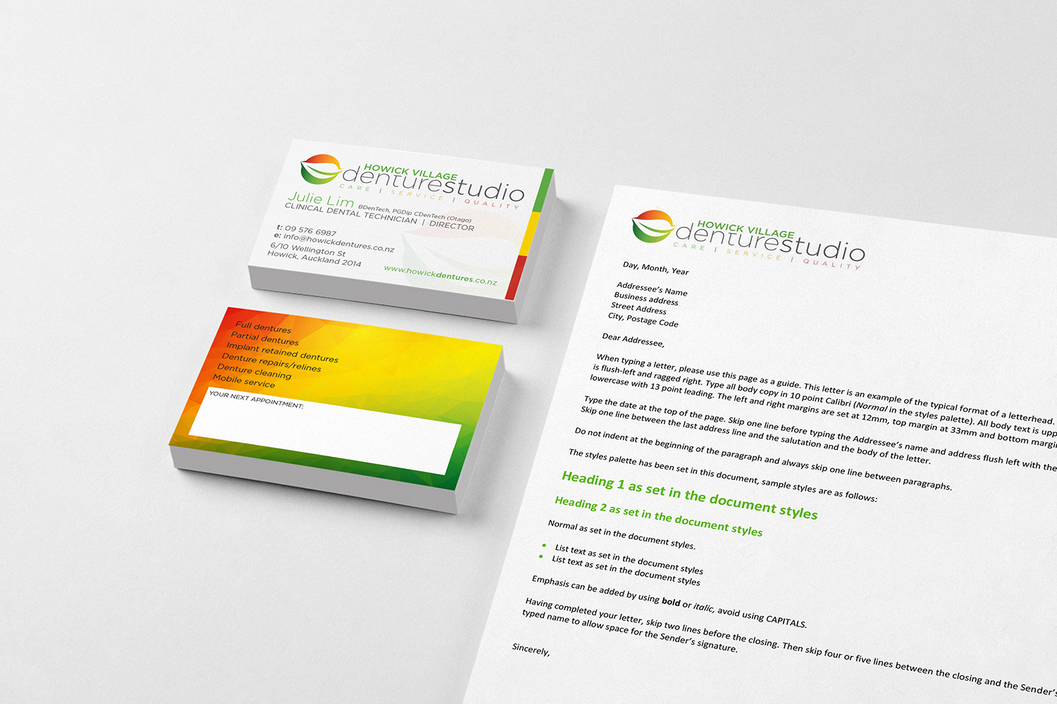 Business card design adelaide
